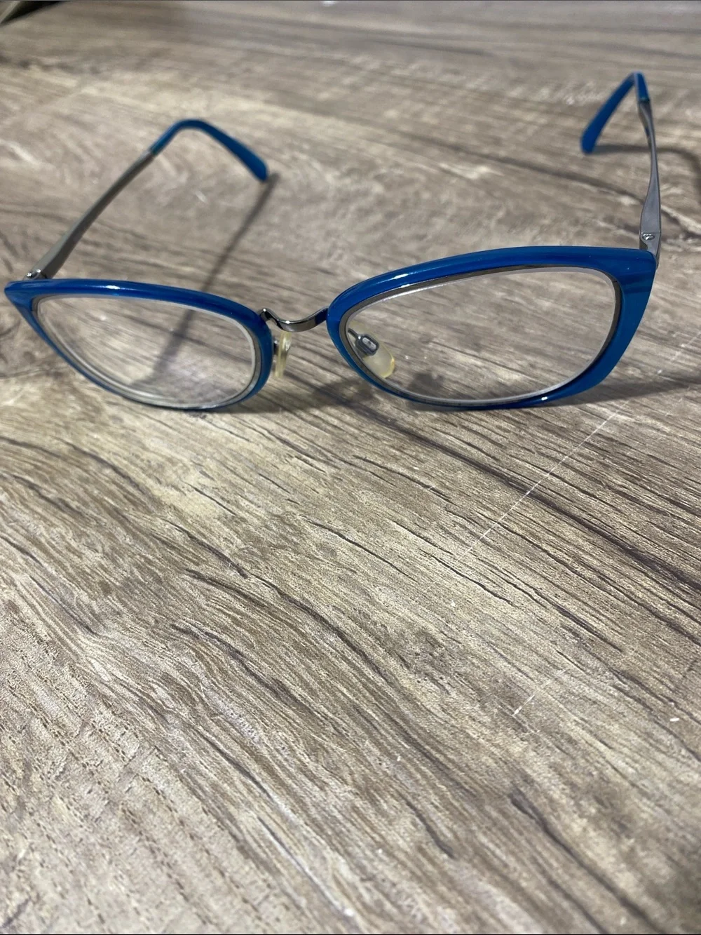 CHANEL Blue Cat-Eye Women's Eyeglasses